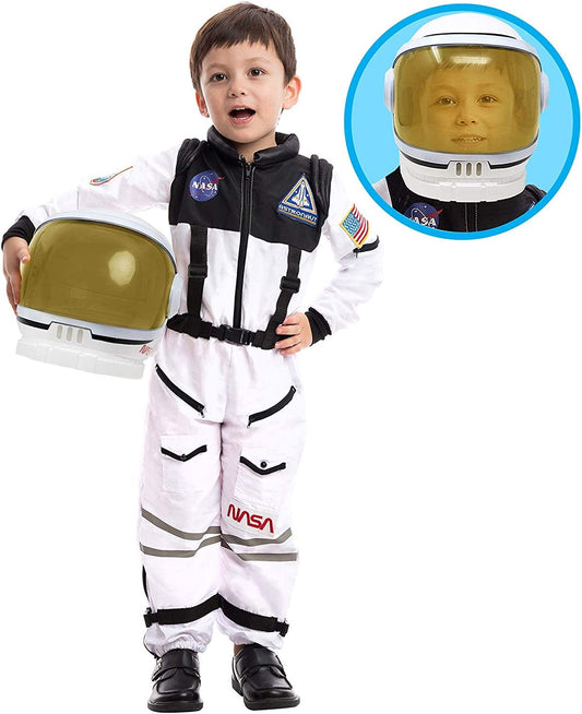 "Space Explorer Adventure Set: Astronaut Helmet with Movable Visor - Perfect for Pretend Play, Parties, and Imaginative Fun for Kids and Toddlers!"