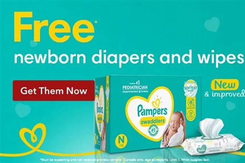 Parent picking up diapers at community distribution center