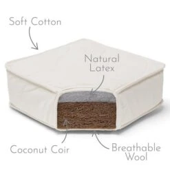Little Green Sheep Natural Junior Mattress - 90X190cm (Single) -Liewood Store 2151 main