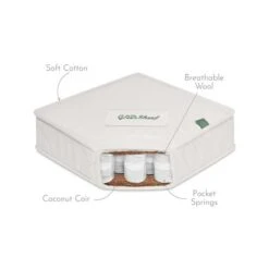 Little Green Sheep Natural Sprung Cot Mattress - 60 X 120cm -Liewood Store 2372 main