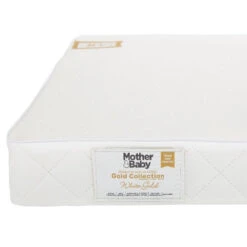 Mother&Baby White Gold Anti-Allergy Pocket Sprung Cot Bed Mattress (140 X 70cm) -Liewood Store 6 mother and baby white gold cot bed mattress