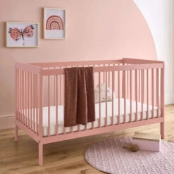 CuddleCo Nola Nursery Furniture Set (3 Pcs) - Blush Pink 13 CuddleCo Nola Nursery Furniture Set (3 Pcs) - Blush Pink -Liewood Store CuddleCoWeb1600x1600NOLASOFTBLUSH02 LRCOTBED MAIN1