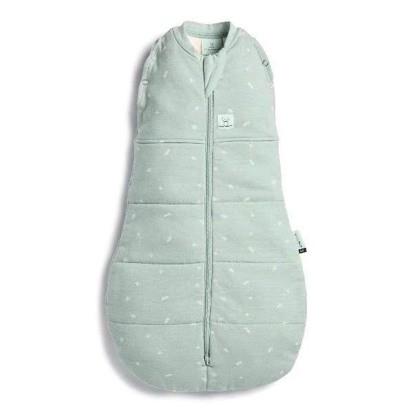 ErgoPouch Organic Winter Cocoon Swaddle Sleeping Bag - Sage 2.5 TOG