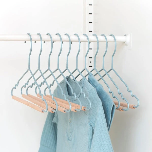 Mustard Made Kids Top Hangers - Ocean Blue (Pack-10) 5 Mustard Made Kids Top Hangers - Ocean Blue (Pack-10) - Image 3