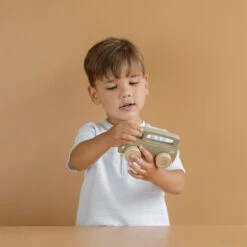 Little Dutch Wooden Toy Van - Olive -Liewood Store LD7002 Van 5