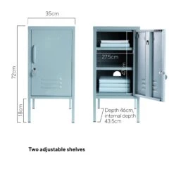 Mustard Made The Shorty Bedside Locker - Ocean Blue 11 Mustard Made The Shorty Bedside Locker - Ocean Blue -Liewood Store Shorty ocean