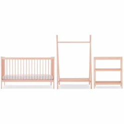 CuddleCo Nola Nursery Furniture Set (3 Pcs) - Blush Pink
