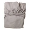 Leander Baby Cot Fitted Sheet (2 Pack) In Light Grey -Liewood Store leander baby cot sheet 2 pack in light grey 347302