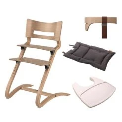 Leander High Chair Bundle - Natural