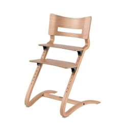 Leander High Chair With Safety Bar - Natural -Liewood Store leander high chair with safety bar natural 392663
