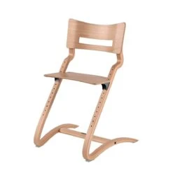 Leander High Chair With Safety Bar - Natural -Liewood Store leander high chair with safety bar natural 962539