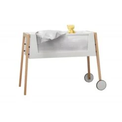 Leander Linea Side By Side Bed - Oak -Liewood Store leander linea side by side bed oak 450004