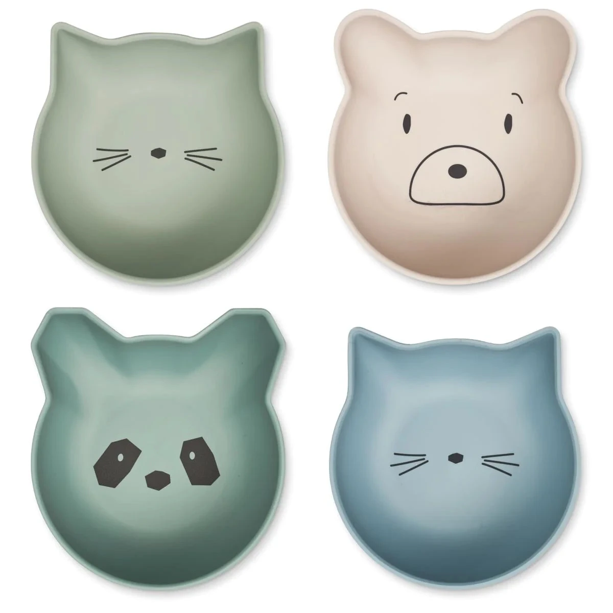 Liewood Filiz Snack Bowl - Classic / Dusty Mint Multi Mix (Pack-4) 3 Liewood Filiz Snack Bowl - Classic / Dusty Mint Multi Mix (Pack-4)