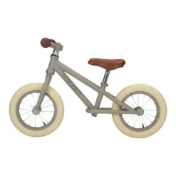 Little Dutch Balance Bike - Matte Olive -Liewood Store little dutch balance bike green 1