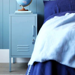 Mustard Made The Shorty Bedside Locker - Ocean Blue (Left Opening) -Liewood Store ocean to the left web