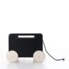 Ooh Noo Toy Chest On Wheels In Black