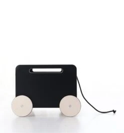 Ooh Noo Toy Chest On Wheels In Black