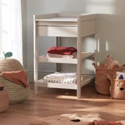 Troll Lukas 2 Piece Set - Cot And Changing Table With Drawer - Soft Grey/Natural -Liewood Store troll lukas 2 piece set cot and changing table with drawer soft greynatural 330226