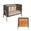 Troll Torsten 2 Piece Set - Cot And Dresser - Grey/Teak -Liewood Store troll torsten 2 piece set cot and dresser greyteak 946333