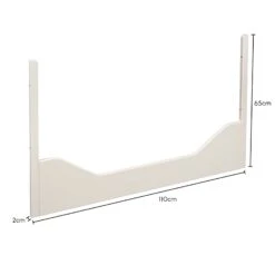 Troll Torsten Cot Conversion Rail - White -Liewood Store troll torsten cot conversion rail white 349155